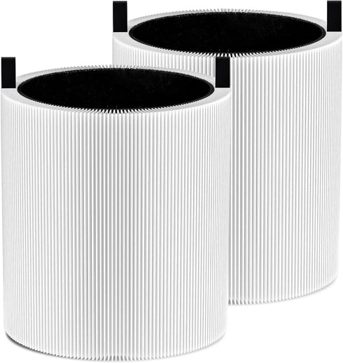 2 Pack Blue Pure 511 Filter Replacement for Blueair Blue Pure 511 Air Cleaner, 3-in-1 True HEPA & Activated Carbon