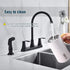 4-in-1 Electric Milk Frother and Steamer, Milk Steamer with Wood Elements Design, Automatic Hot & Cold Foam Maker