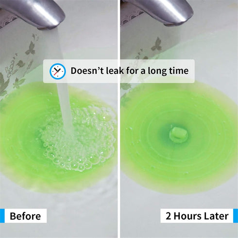 tifanso 6-Inch Silicone Tub Stopper, Recyclable Bathtub Drain Plug Cover for Bathrooms, Laundries, Kitchen (Jelly Green)