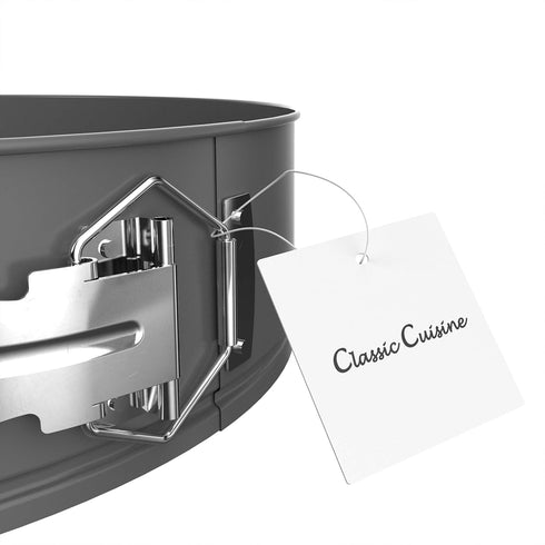 Classic Cuisine 10” Nonstick Springform Pan with 2 Inserts for Cheesecakes or Bundt Cakes