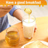SlZKADY Honey Jar with Dipper and Lid,Glass Honey Pot Container Dispenser,Clear Glass Honey Container for Home