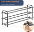 3 Closet, Closet, ENJOYBASICS Expandable Shoe Rack, Tier Adjustable Shoe Organizer Shelf for Black Metal Free Standing