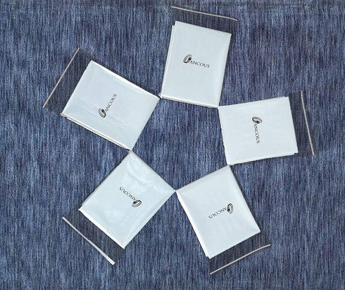 20Pcs Dry Cleaner Bags Plastic Clear, Transparent Clothing Dust Cover