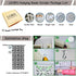 Lchen Hanging Room Divider - 10 Pieces Wood-Plastic Hanging Panels 0.2“ Thick Screen Panel for Living Room Bedroom Home
