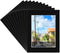15 Pack 12x16 Black Picture Mats, Frame Mattes for 9x12 Pictures Display