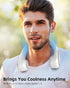 Koonie Neck Fan Rechargeable 5 Speeds, Portable Personal Fan, Hands Free Bladeless Fan for Travel, Outdoor, Indoor
