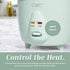 6 300W 3 6 COOK WITH COLOR Cup Rice Cooker - Effortless Cooking and Perfectly, Cooks Cups of Raw Rice for Cups