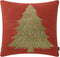 TRENDIN Holiday Christmas Pillow Cover with Tree, 18x18 inch Square Throw Pillowcase for Farmhouse Christmas Decorations