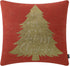 TRENDIN Holiday Christmas Pillow Cover with Tree, 18x18 inch Square Throw Pillowcase for Farmhouse Christmas Decorations