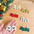 Keoker Christmas Polymer Clay Cutters - 11 Shapes for Earrings, Winter Clay Cutters, Christmas Clay Cutters