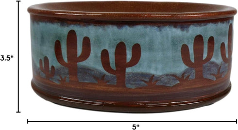 Ebros Rustic Southwestern Desert Cactus Bathroom Accent Figurine, Resin Decorative Bar Soap Dish