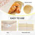 BERBAM 2 Pack Freshness,13X17 inch Beeswax Bread Bags with Replaceable Liners,Reusable Bread Bags for Homemade Bread