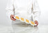 Trudeau Decorated Donut Pan, White Confetti/Fuchsia, 12 Cavity