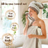 Set 4 100% Set, 1 1 2 Cleanbear Bathroom Towels Piece, Cotton, Ultra Soft, Absorbent and Quick Dry Towel Bath, Hand