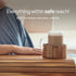 THE LAZY STORE Acacia Couch Arm Tray for Drinks and Snacks with Detachable Cup Holder, Anti Slip Base and Foldable