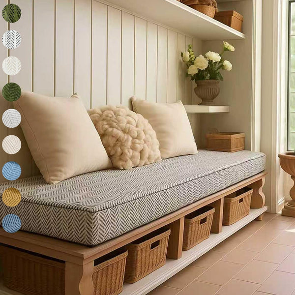 Custom Size Bench Cushion, Custom Bench Cushions for Indoor Furniture, 75D Foam