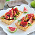 Webake 4 Pack Mini Tart Pans with Removable Bottom, Non-Stick Baking Pan for Oven and Insta Pot