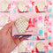 24 Set Strawberry Happy Birthday Party Favors Cards with Wood Painting Crafts