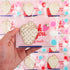 24 Set Strawberry Happy Birthday Party Favors Cards with Wood Painting Crafts