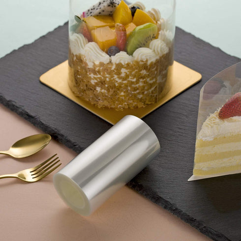 Cake Collars 12 x 39.4 Inch, Transparent Acetate Sheet for Chocolate Mousse Cake Decorating