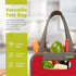 4 Meori Collapsible Drink Tote Bag, Bottle Bag, Tear-Resistant Reusable Drink Carrier, Foldable Portable Carrier, Gift