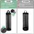 ZUFECY 1 Grocery Bag Holder, Breathable Mesh Bags Dispenser Organizer Trash Bags, Black Hanging Storage Dispensers - Pc