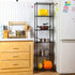 REGILLER 6 Wire Shelving Steel Storage Rack, Adjustable Unit Shelves for Kitchen, Bathroom, Closet
