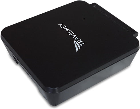 Digital Travel Alarm Clock - Simple Operation, Loud Alarm, Snooze, Small and Light, Battery Powered, Black