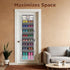 8 Closet, 16-24 Over The Door Shoe Organizer - Tier Hanging Shoe Organizer with Large Capacity Pockets, Shoe Organizer