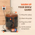 2 8 Fermentation Heater Carboy Warmer - Kombucha Heating Wrap with Thermostat for Temperature Control - Electric Heat