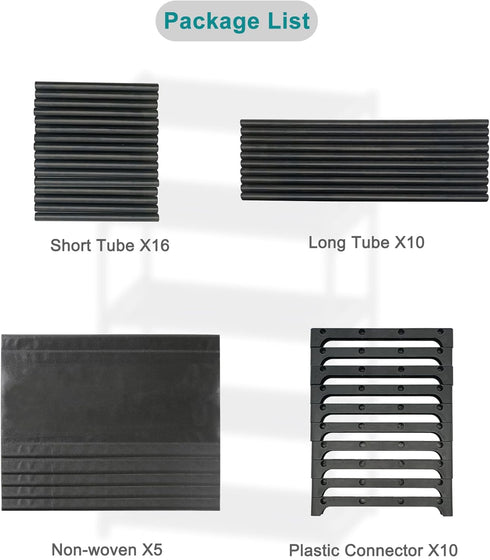 5-Tier (16.3" Closet, Autonomier Extra Small Shoe Rack Wide), Narrow Space-Saving Organizer for Small Spaces, Non-Woven