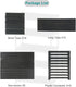 5-Tier (16.3" Closet, Autonomier Extra Small Shoe Rack Wide), Narrow Space-Saving Organizer for Small Spaces, Non-Woven