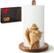 GAJ Conch Paper Towel Holder - Coastal/Beach/Ocean Decor for Kitchen Bathroom Home Countertop