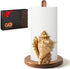 GAJ Conch Paper Towel Holder - Coastal/Beach/Ocean Decor for Kitchen Bathroom Home Countertop