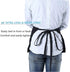 Waist Apron for Teachers with 3 Pockets, Half Black Apron, Perfect Gift for Teachers (Teach Love Inspire)