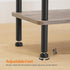 3-Tier BG246BZ01 HOOBRO Narrow Side Table, Slim End Table No Tools Needed, Twist-On Assembly, Skinny Nightstand Sofa