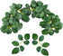 Meiliy 60pcs Bulk Artificial Greenery Rose Leaves for DIY Wedding Bouquets, Centerpieces, Party Decorations, Rose Vine