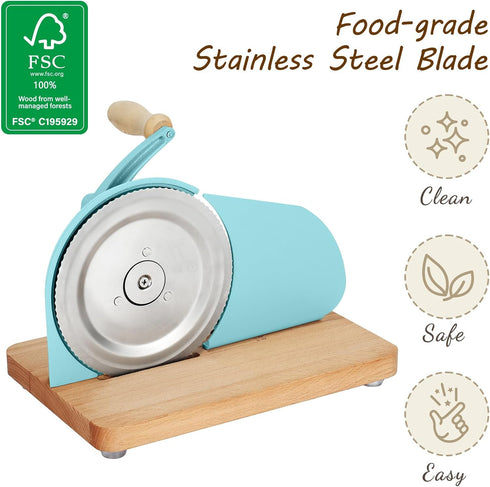 KHINYA Manual Bread Slicer - Bread Slicer for Homemade Bread, Convenient Bread Cutter for Homemade Bread, Extra Splice