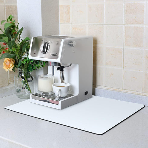 Coffee Mat, 16" x 20" Large Absorbent Drying Mat for Dishes, Easy to Clean for Countertop, Coffee Maker