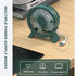 USB Fan 5in Mini Desk Table Fan, Personal Quiet Fan, Portable Desktop Cooling Fan Powered by USB for Camping, Home,