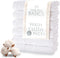 MAURA Basics Turkish Cotton Washcloth Towel Set High Performance Bathroom Essentials with