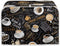 Mumeson Coffee Print Toaster Covers, Kitchen Accessories Decor for 4 Slice Toaster, Dust Proof Fingerprint Covers