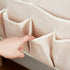Glasses(Beige,19in) FLYILY Sofa Armrest Organizer Non-Slip Arm Chair Hanging Caddy Remote Control Holder for Magazine