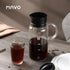 MAVO Cold Brew Coffee Maker, 34oz/1000ml Ice Coffee Maker, 100% Airtight, Removable Stainless Steel Filter for Iced