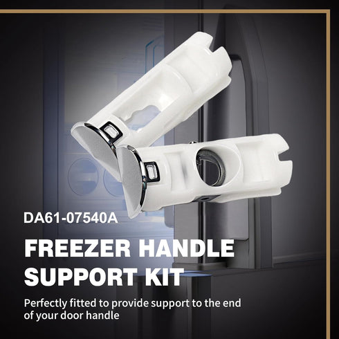 DA61-07540A DA61-08247A Freezer Door Handle Support Kit - Refrigerator Replacement Handles Compatible with Samsung