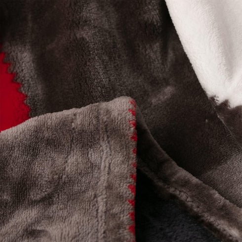 63x90, Tache Holiday Red Farmhouse Super Soft Plaid Patchwork Plush Lightweight Decorative Couch Travel, Lap, Bed Throw
