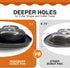 HONGBAKE 2 Pack Donut Pan, Upgraded Deepened 6 Cavity Mini Bagel Mold for Oven, Nonstick and Heavy Duty
