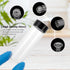 30ml Glass Spice Jars 12 PCS, Small Empty Seasoning Containers for Camping, Coffee Bean Sample Vials Bottles
