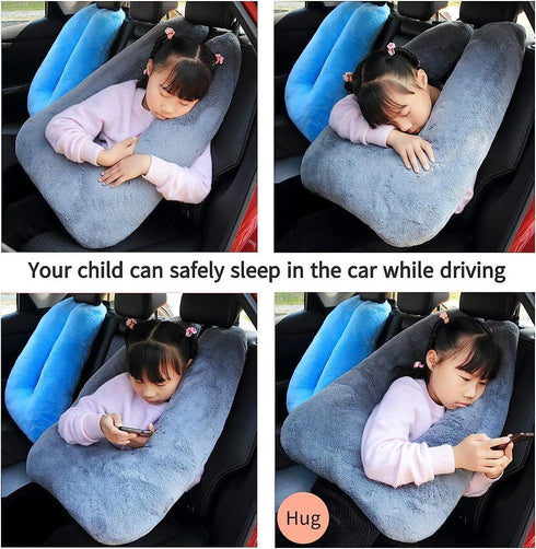 FHSGGP Travel Pillow Cushion for The Back Seat of Car Car Pillow for Kids A Sleeping Artifact Suitable