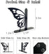Natrlart Butterfly Metal Bookends Cute Butterfly Book Ends for Shelves Bookshelf Decorative Objects Home Office Desk